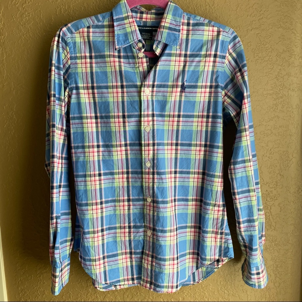 Ralph Lauren Sport Plaid Button Down